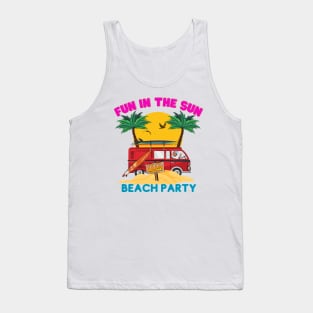 Fun in the Sun Beach Party Tank Top